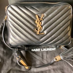 Ysl lou camera bag quilted leather